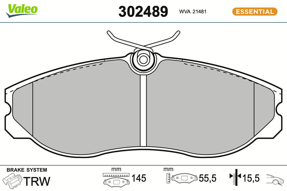 BRAKE PADS FIRST NISSAN TERRANO II FR